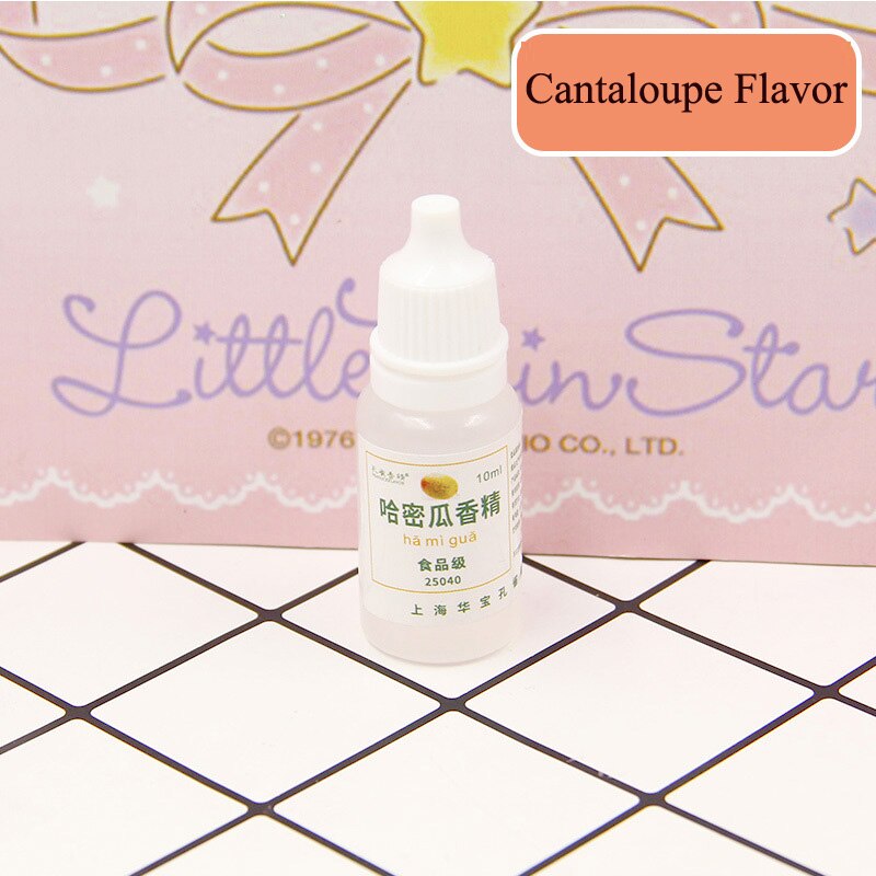 10ML Geschmack für Schleim Modellierung Ton DIY Pädagogisches Spielzeug für Kinder Kinder Kreative Machen Ihre Schleim Geruch Süße Scheiben aromen: Cantaloupe Flavor