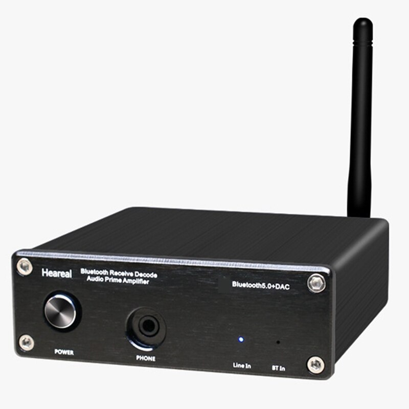 Heareal Lossless Bluetooth 5.0 Ontvanger Adapter Naar Eindversterker Speaker Hifi Bluetooth Decodering O Versterking Eu Plug