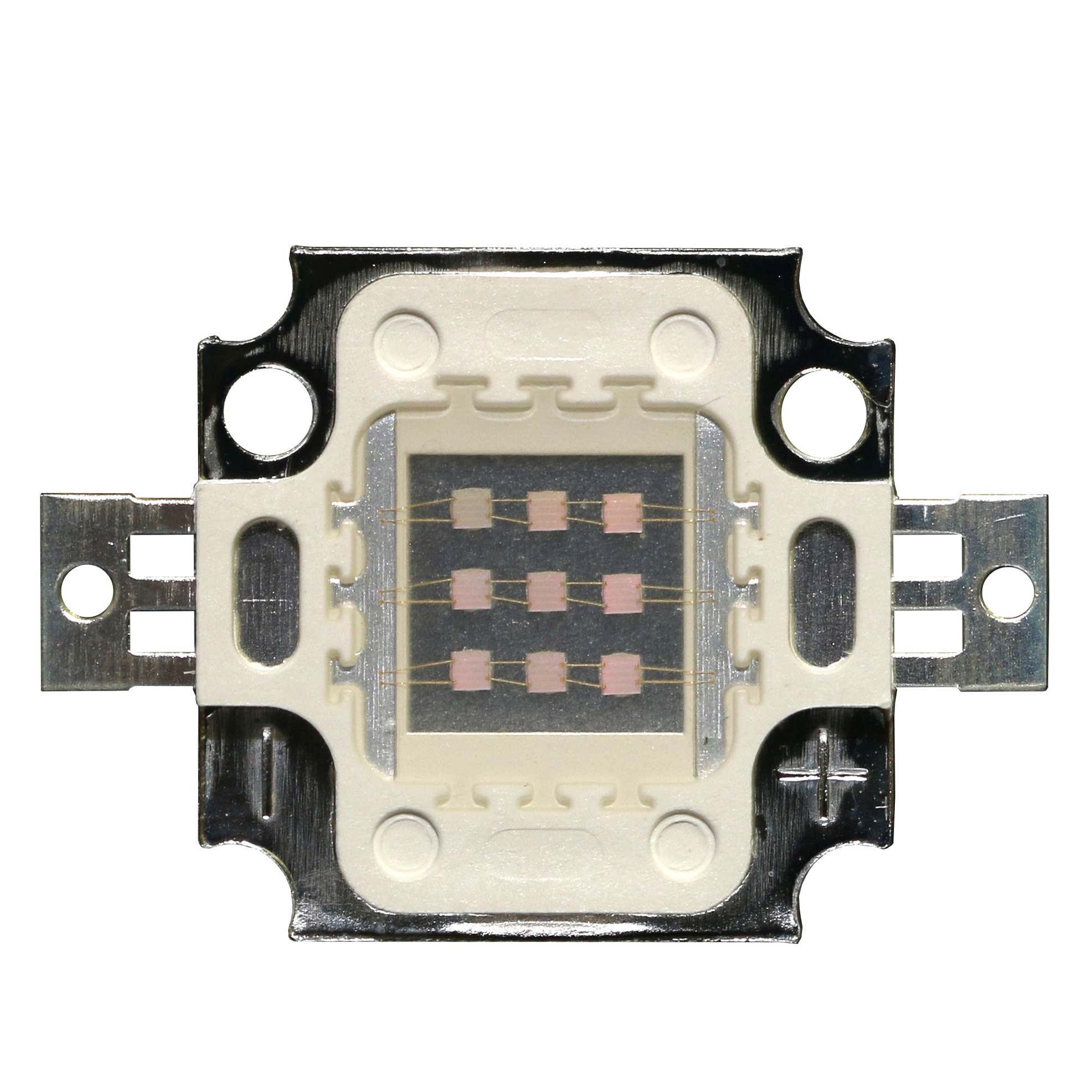 2pc fuld effekt 10w kobberramme med siliverende integreret led chip 9-12v rgb led modul med lyserød fuld speturm til projektør