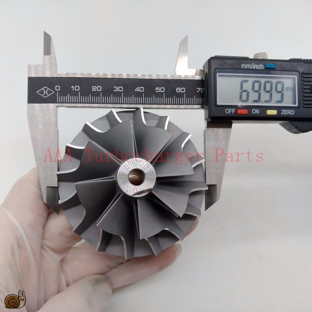 T04E Turbo parts Compressor Wheel 48.5x70mm,blades 8/8 supplier AAA Turbocharger Parts