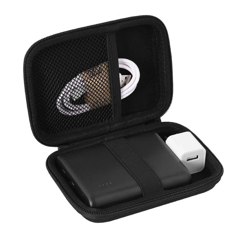 Hard Eva Rits Geval Opbergtas Pouch Voor Anker Powercore 13000 Mah Oortelefoon 37MC