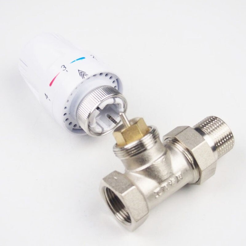 control valve aluminum-plastic angle valveThermostatic Radiator Valve Floor Heating Temperature Control Thermostat Valve