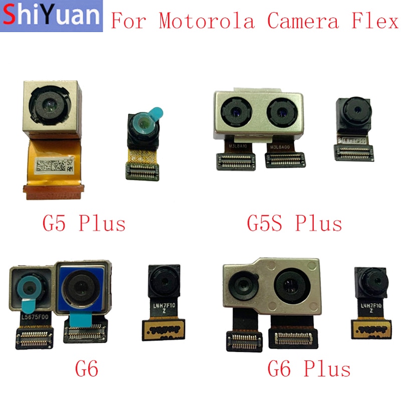 Back Rear Front Camera Flex Kabel Voor Motorola Moto G5 Plus G5S Plus G6 G6 Plus Belangrijkste Camera Module Reparatie vervangende Onderdelen