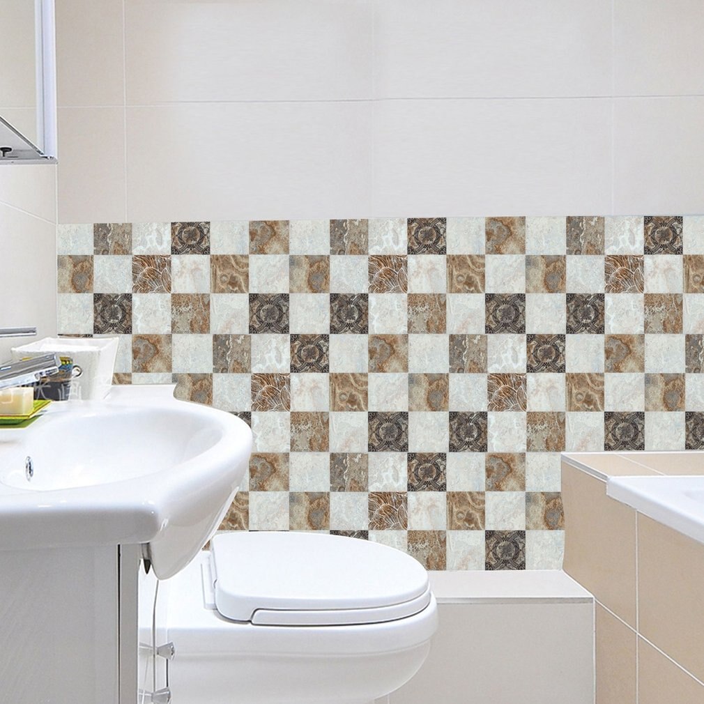 Zelfklevende Behang Huisdier Waterdichte Steen Behang Bakstenen Muur Papier Decor709