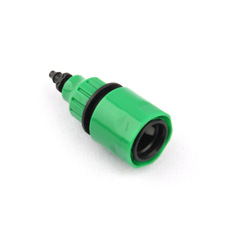 1-50 sett hurtigkoblingsadapter med 4/7mm slangekoblinger drypptape til hagevanning plast hurtigkoblingssett