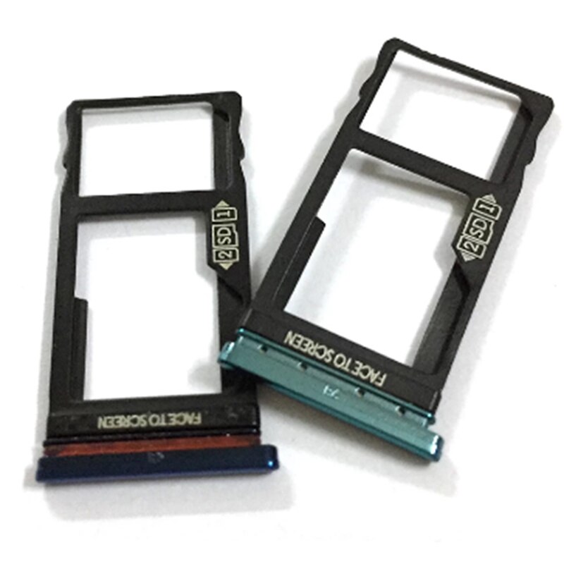 Slot Houder Voor Motorola Moto Een Actie Een Fusion Plus Dual Sim-kaart Lade Sd: One Action Dark Blue