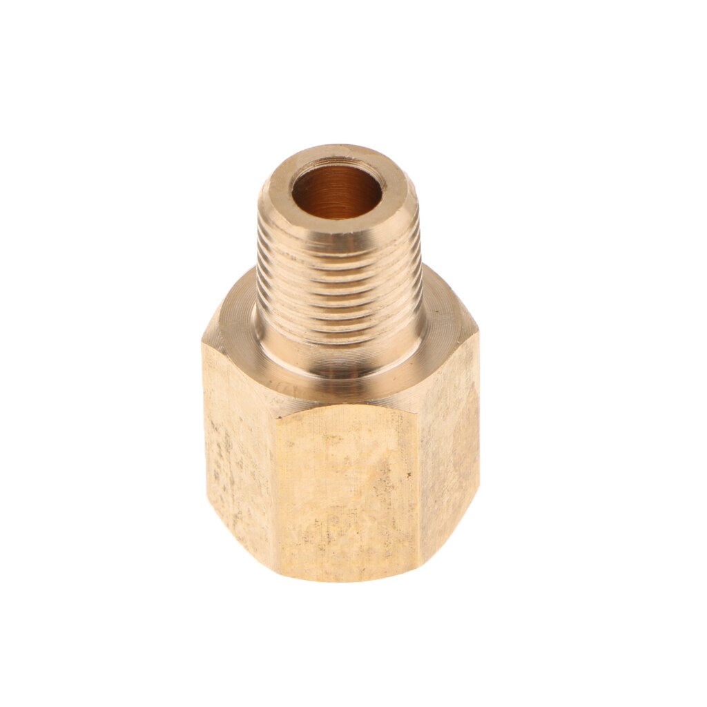 1/8NPT To 1/8 BSPT Fuel Pressure Gauge Connector Quick Connect