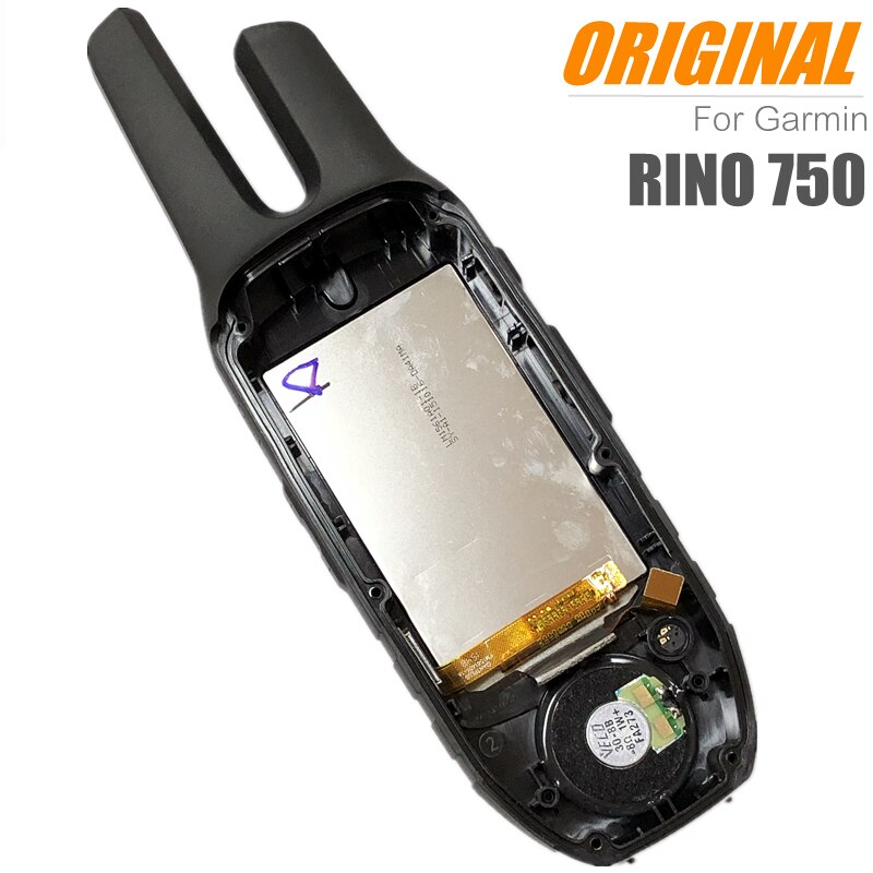 Schermo LCD completo originale per GARMIN RINO 750 Display GPS digitalizzatore TouchScreen con riparazione della custodia del telaio anteriore