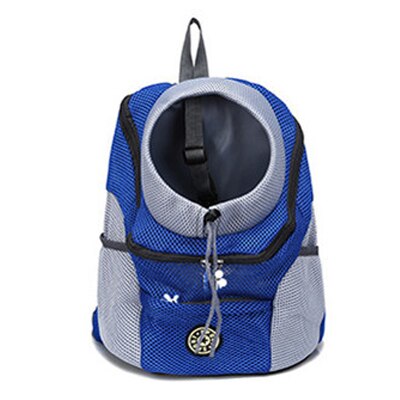 Dog Carrier Backpack Prepack Shoulder Bag Breathable Net Small Dog Outdoor Travel Bag Shoulder Bag Chihuahua Pug Pet Supplies: bule / M 36x45x21cm