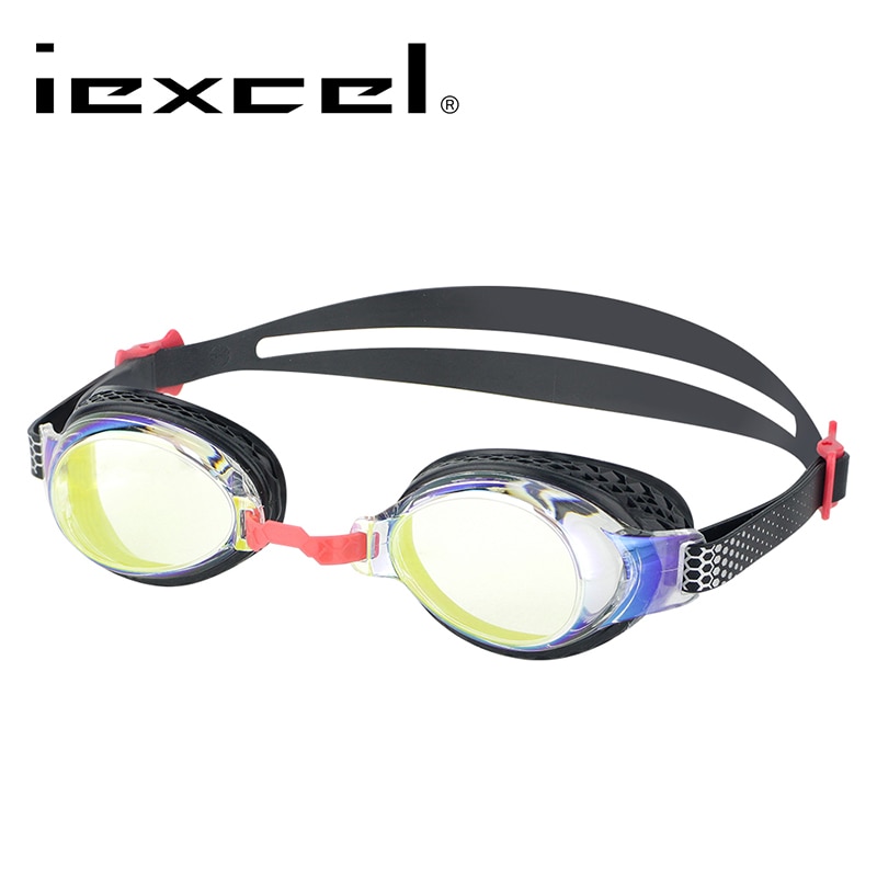 LANE4-Gafas de natación para miopía, lentes dioptrías graduadas con protección UV antivaho para adultos, hombres y mujeres # Iexcel
