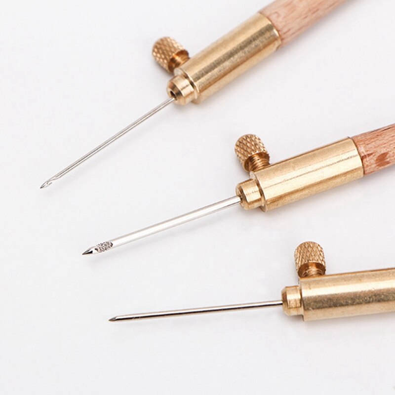 household Crochet Hook With Solid Wood Handle Household Crochet Hook For Embroidery with solid wood handle