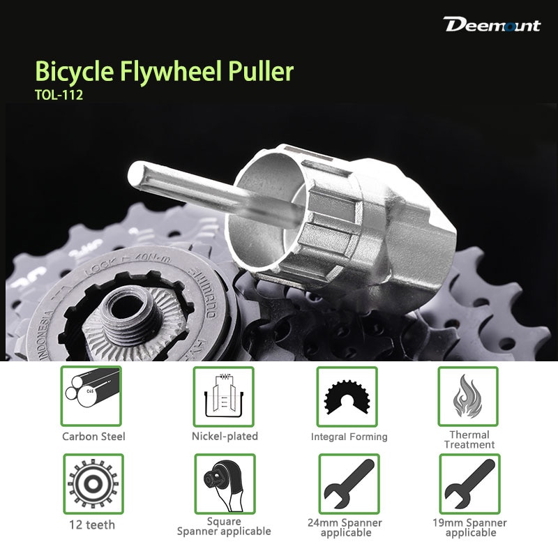 Deemount-Extractor de cassette para rueda de bicicleta, para reparación de bicicletas de montaña