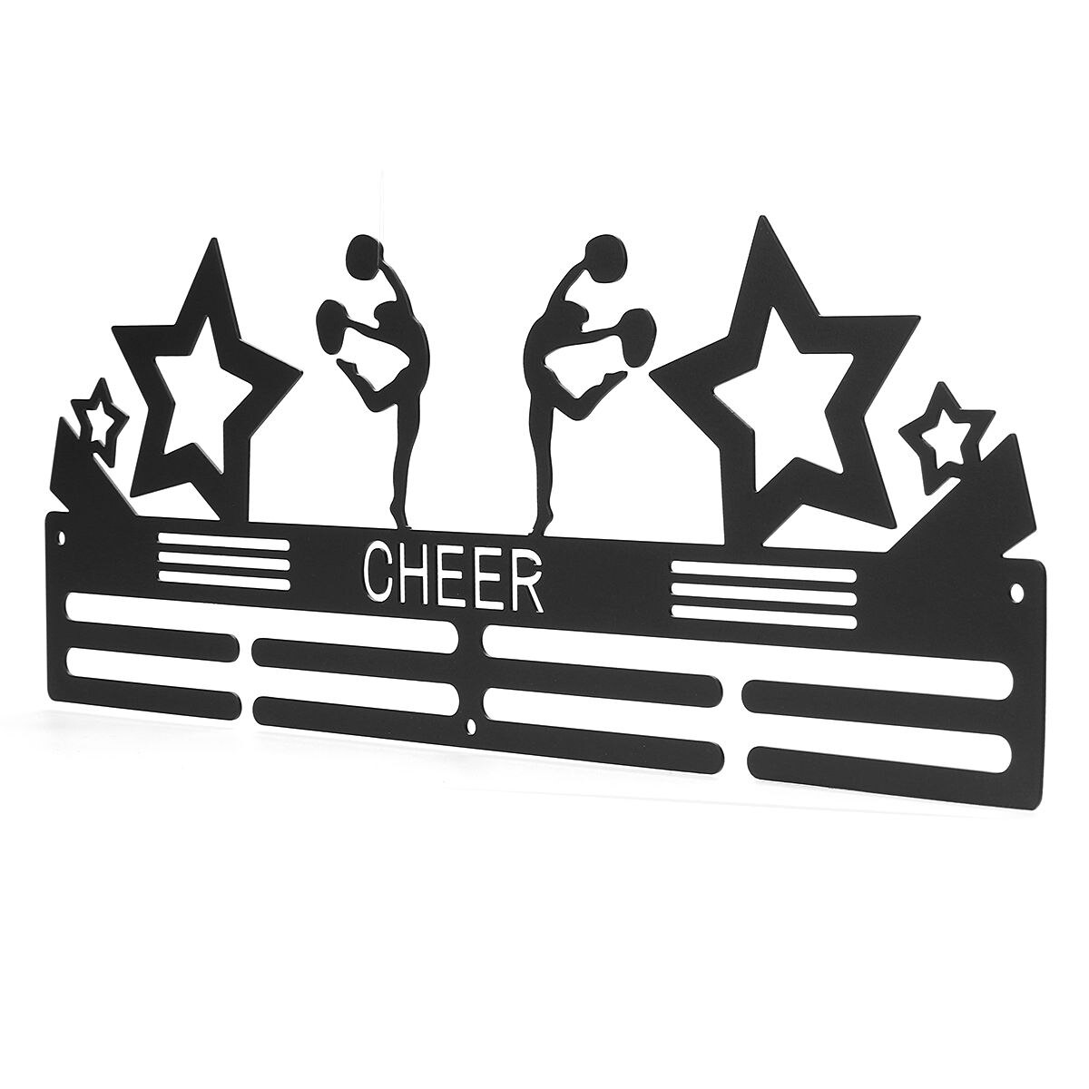 Medalje bøjle sport medalje holder hjem dekoration tilbehør tre lag løb svømning cheer cykel metal medaljer display rack