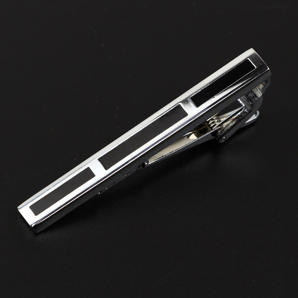 Brand Tie Clip Sieraden Eenvoudige Emaille Mens Business Luxe Bar Pinch Sluiting Tie Pin: 12