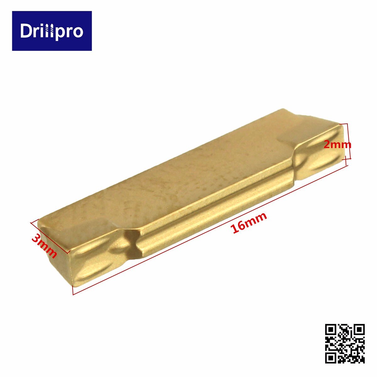 10 Uds MGMN200-G 2mm insertos de carburo para MGEHR/MGIVR herramienta de corte de ranurado herramienta de torneado 16mm x 3mm x 2mm