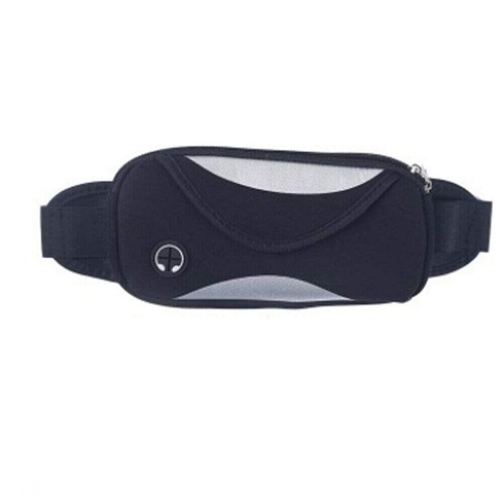 Nova nylon impermeável cinto saco fanny pack saco da cintura unisex esportes neutros heuptas: Cinza