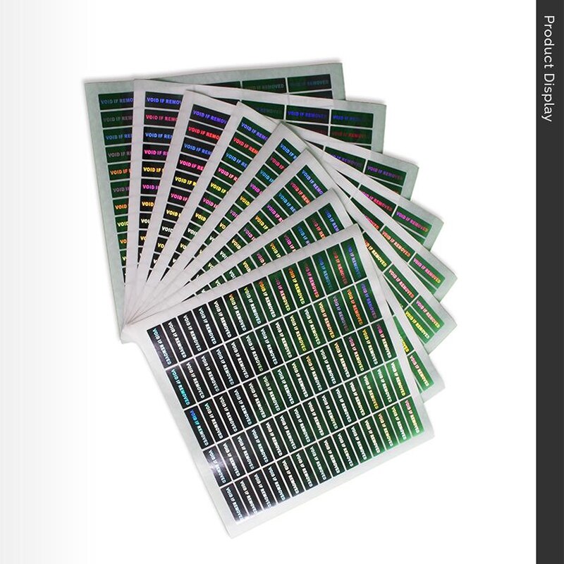 Printed Security Seals Tamper Evident Warranty Void Labels Sticker Seals