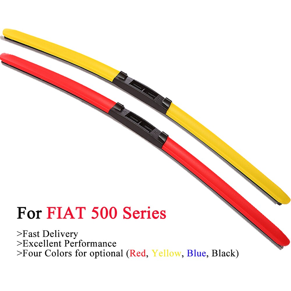 Hesite farverigt viskerblad til fiat 500l 500x 351 352 334 hatchback 2022 26 &quot; +14 &quot; vinduesviskere