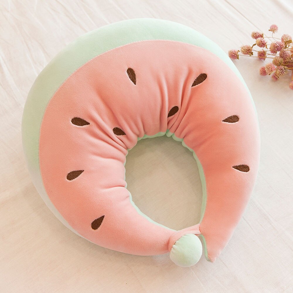 Fruit U-vormige Slaap Nek Reizen Kussen Kussen Cervicale Vliegtuig Kussen Kantoor Kussen Auto Kussens Zacht Kussen Thuis Textiel: 3