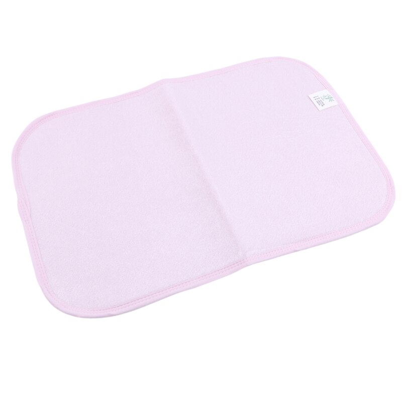 Cotton Waterproof EVA Layer Baby Changing Mat Cover Baby Waterproof Changing Urine Pad Bed Sheets Diapers: S PINK