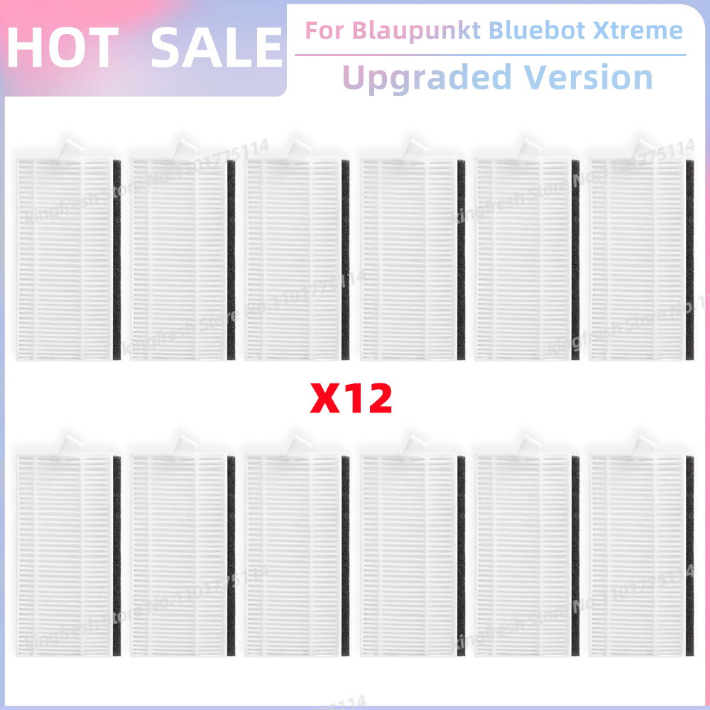 Geschikt voor (Blaupunkt Bluebot Xtreme) Stofzuigeronderdelen HEPA-filter Dweildoek Accessoires: Licht Groen