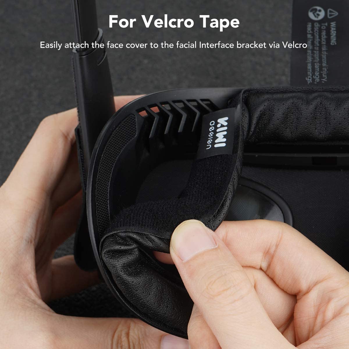 KIWI VR Face Cover Cushion Replacement(8mm/12mm) For Face Pad Only Usable for Oculus Quest 1 PU Leather Facial Interface