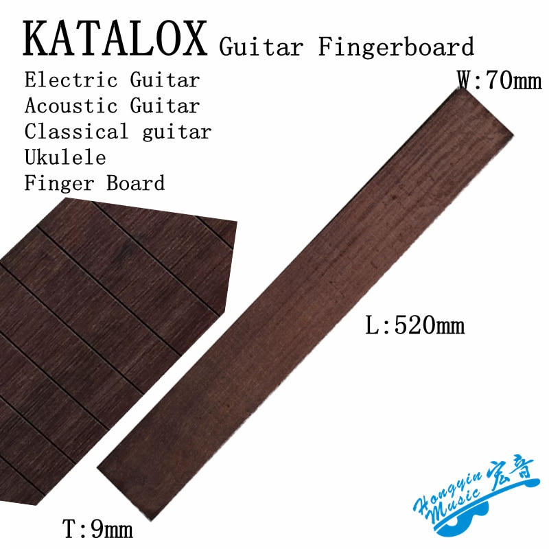 Katalox Voor Elektrische gitaar Akoestische Gitaar Klassieke Gitaar Standaard 650mm Akkoord Lengte Toets Hout Gitaar Maken Materia