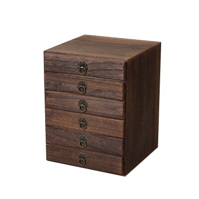 Multi-layer solid wood storage box Boxes Pu&#39;er tea collection Tea Wooden box Jewelry storage boxs kit