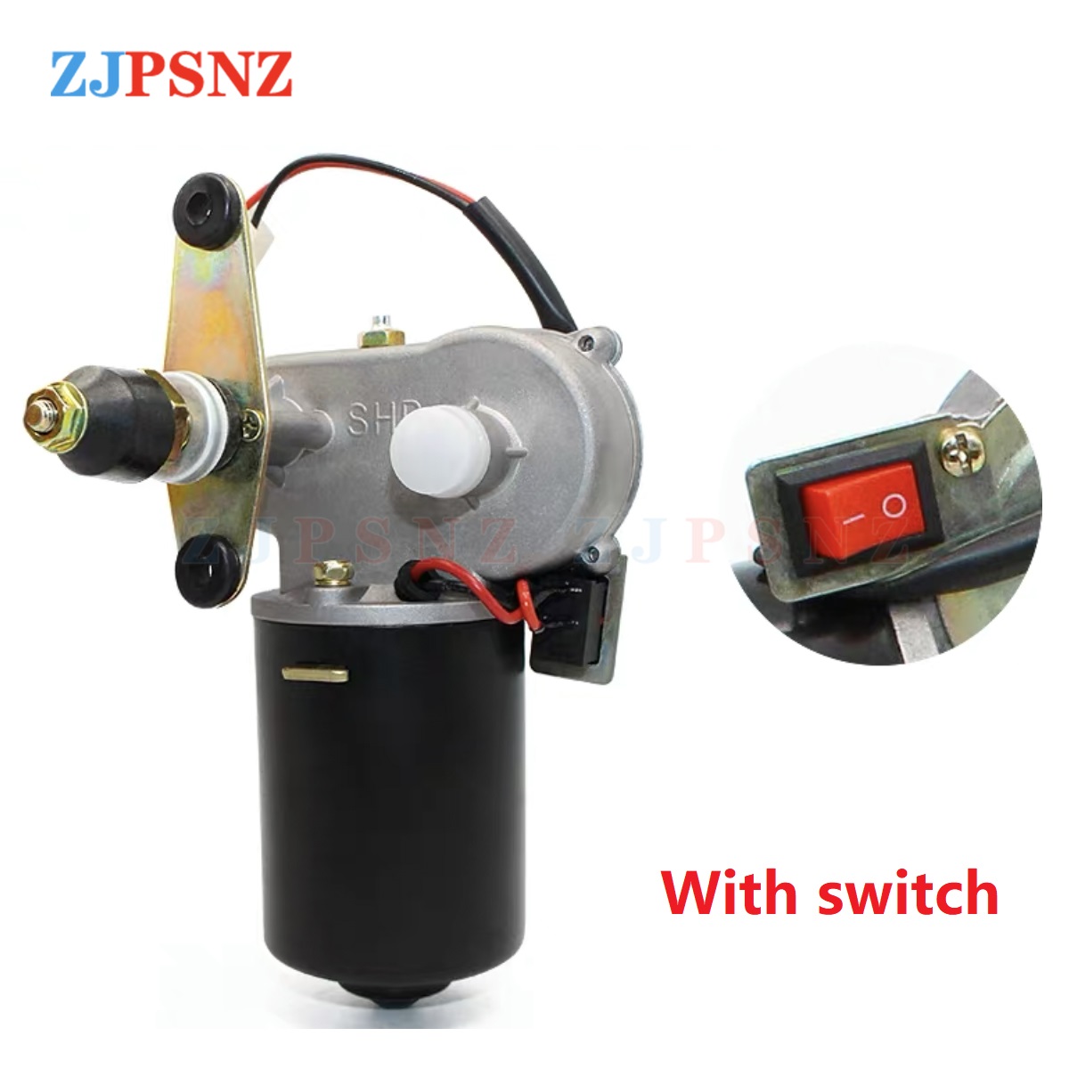 Wiper Blades Electric Boneless Wiper Motor Electric Wiper Motor With Switch Electric-Bike Tricycle Wiper Acessories 12V 48V 60V: Red / 14Inches 350mm