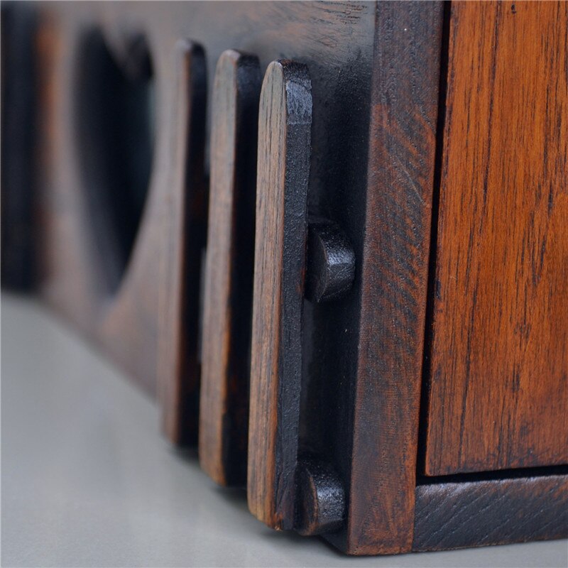 Buzón de madera para exteriores, buzón de correos Vintage a prueba de lluvia, cajas de letras, adornos de pared de amor para exteriores, buzón Bloqueable, 사함 함