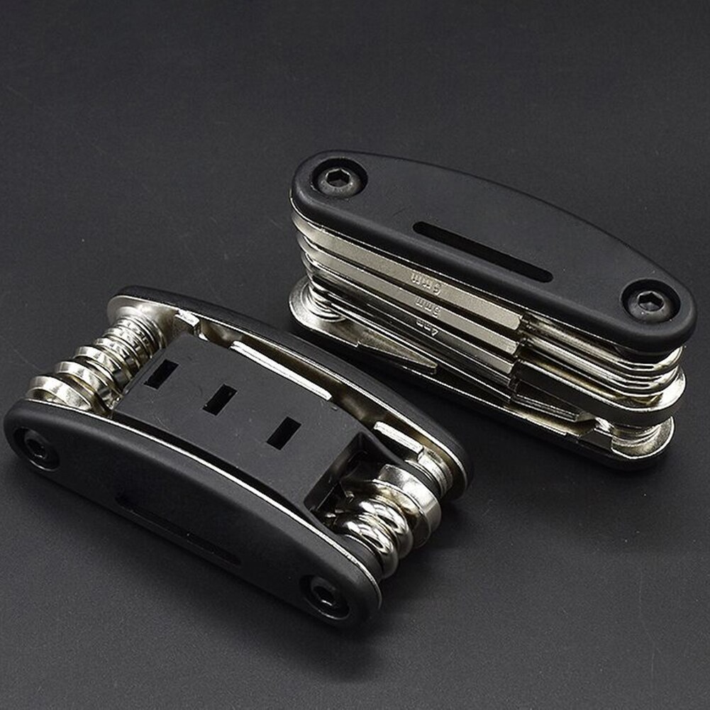 Fiets Gereedschap Repareren Set 16 In 1 Mtb Multifunctionele Reparatie Tool Kit Wrench Schroevendraaier Carbon Staal