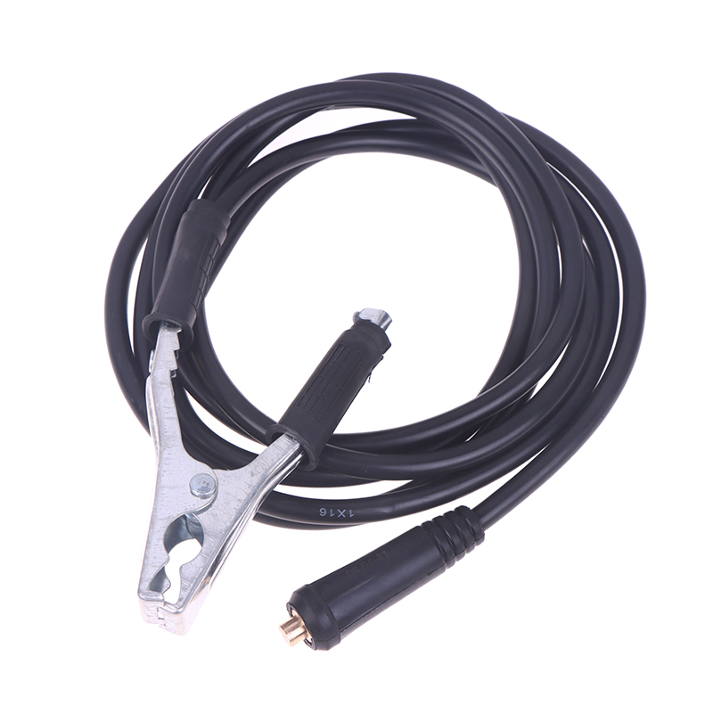 1.2M/2M 150A Clip per morsetto per cavo di terra per saldatura a terra ad alta conduttività per saldatore ad arco MIG TIG: Rosso