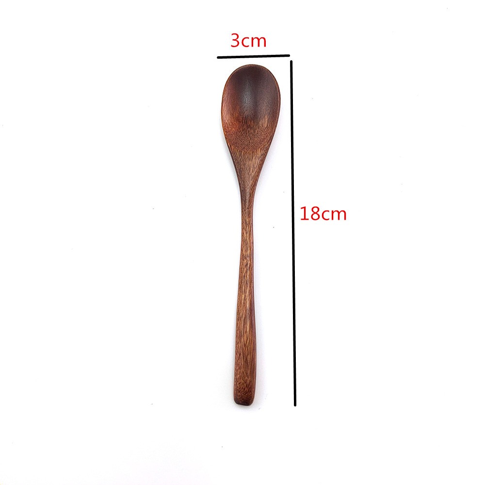 1/2/3Pcs Eco-Friendly wooden Spoon Cutlery Biodegradable Spoon Tableware Reusable Accessories For Home Outdoors
