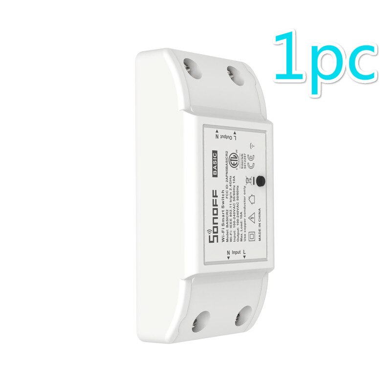 Ewelink Sonoff Basic R2 Wifi Schakelaar Module Smart Home Timer Lichtschakelaar Universele Diy Switch Werkt Met Alexa Google Thuis: Default Title