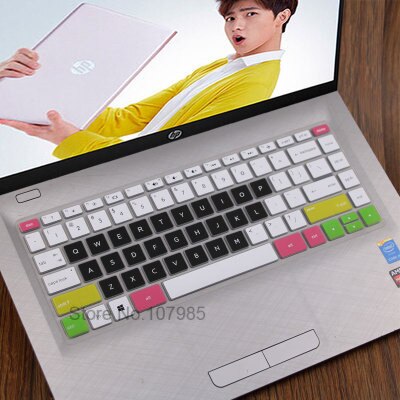 2017 nowy 14 cal Laptop klawiatura pokrywa Protector dla HP pavilion X360 14-BAxxxx / X360 14-BFxxxx serii Notebook skóry: Candyblack