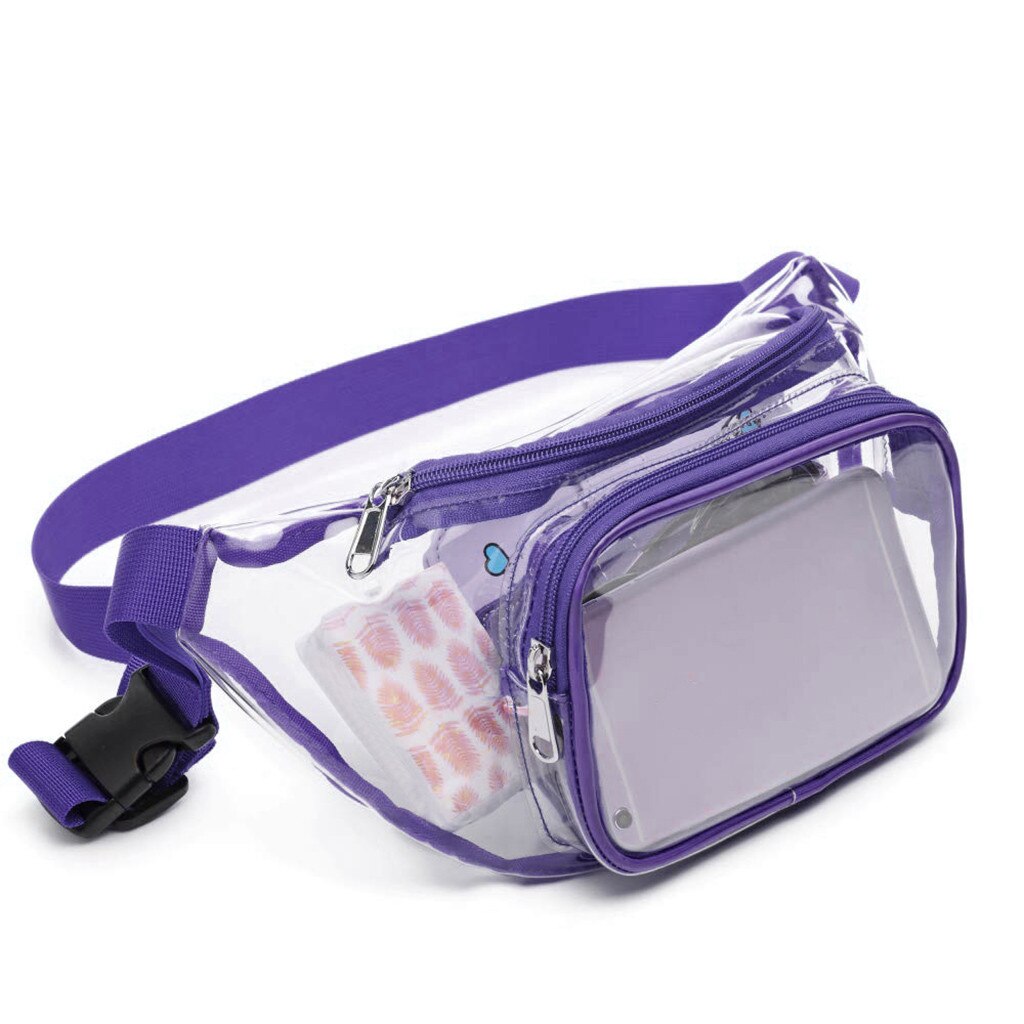 Clear Fanny Pack Voor Vrouwen Mannen Waterdichte Heuptas Leuke Harajuku Streetwear Portemonnee Transparante Pouch Verstelbare Riem Tassen # G30