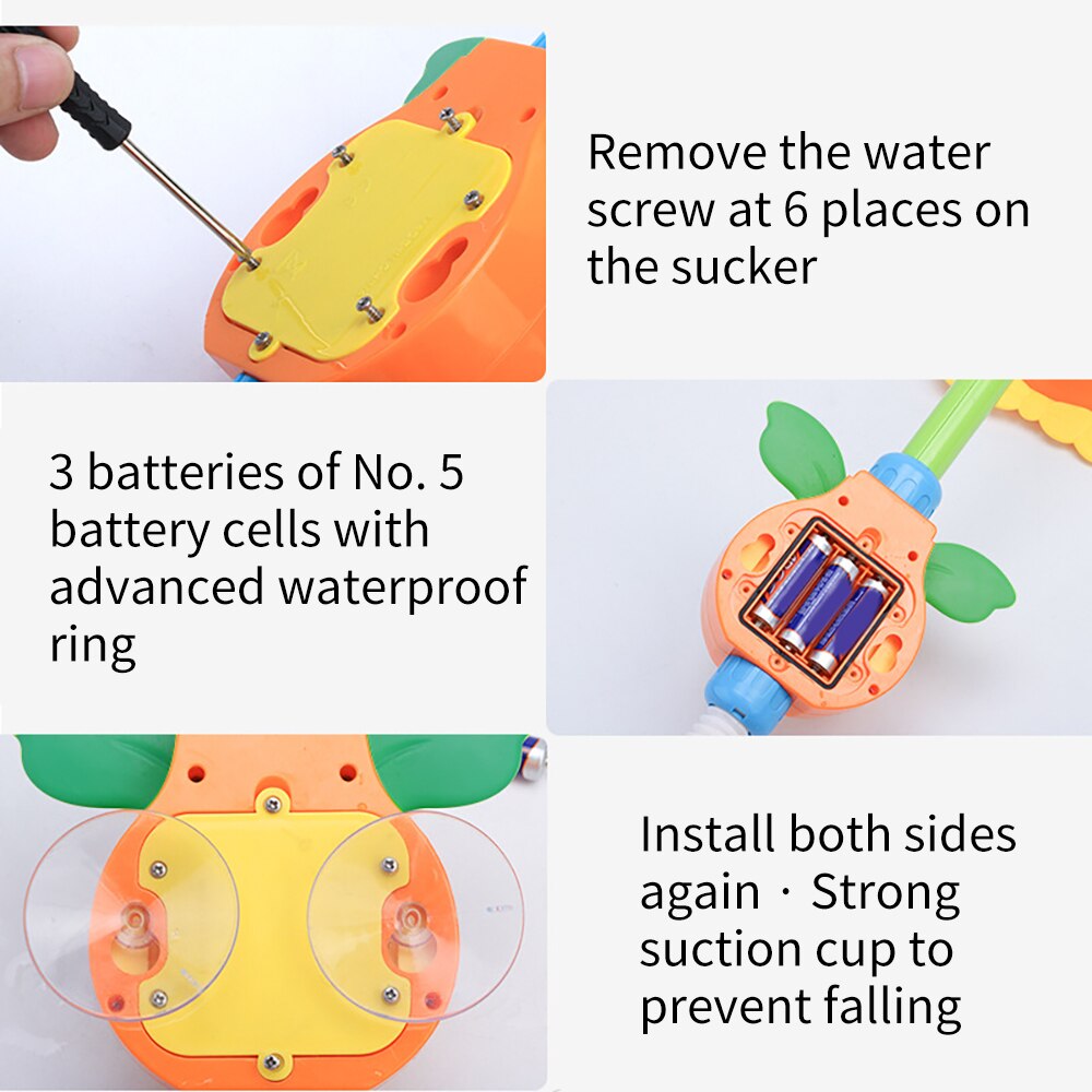 Baby Shower Toy Sunflower Shower Cartoon Sun Flower Spray Bathroom Summer Water Toy Baby Bath Game Toy Infant Funny Water Games