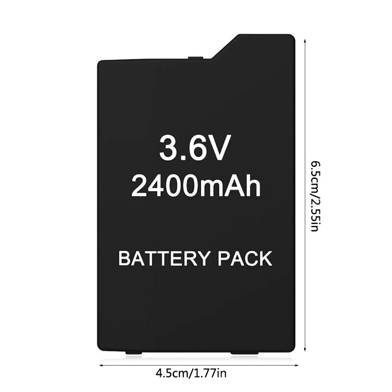 2400mAh 3.6V Lithium Ion Rechargeable Battery Pack Replacement Compatible With PSP 2000 PSP 3000 3.6V Battery PSP-S360