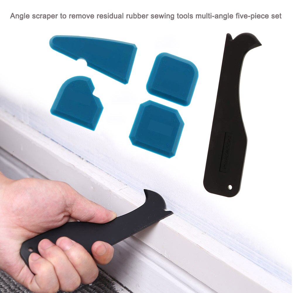 6In1 Silicone Caulking Finishing Sealant Grout Tool 11Pcs Caulk Nozzle Applicator Finisher Sealant Spreader Spatula Scraper Kit