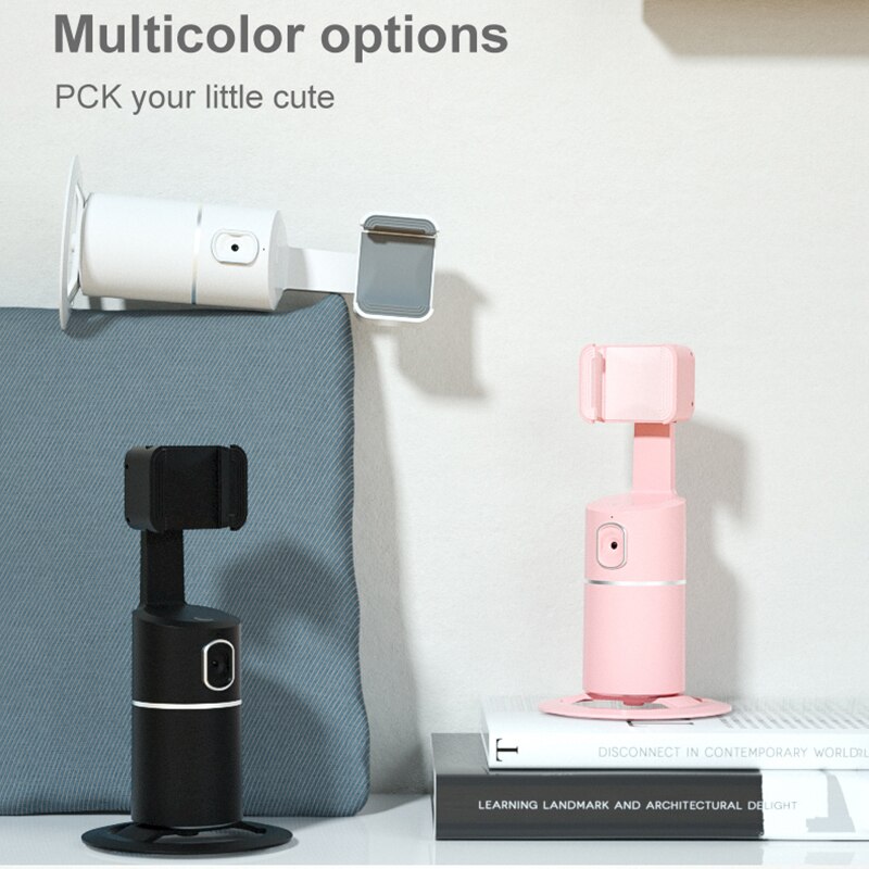Smart AI Mobile Phone Tracking Stand Smart 360°Rotation Face Tracking Holder Selfie Stick&amp;Handheld Gimbal Stabilizer For Phone