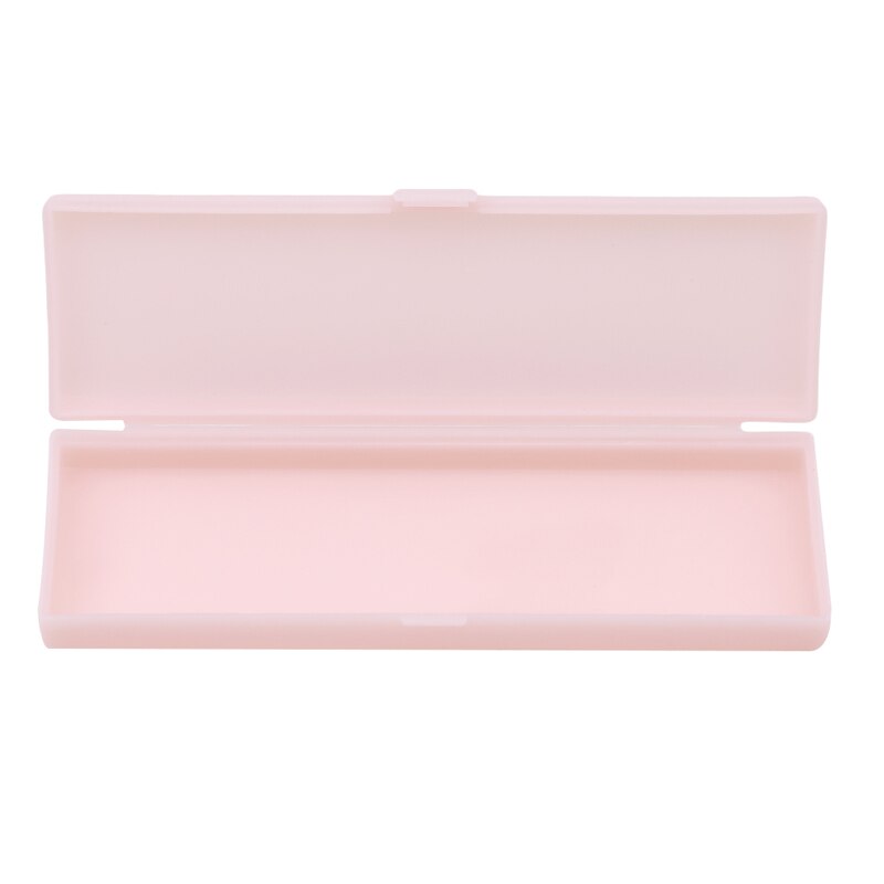 1 Pc Multifunctionele Pure Kleur Plastic Student Etui Home Office Opslag Briefpapier Pouch Office Supply