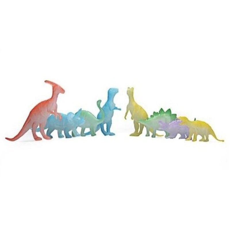 8 pcs/set Night Light Noctilucent Dinosaures Figures Toy for Children Kids Toys & Hobbies