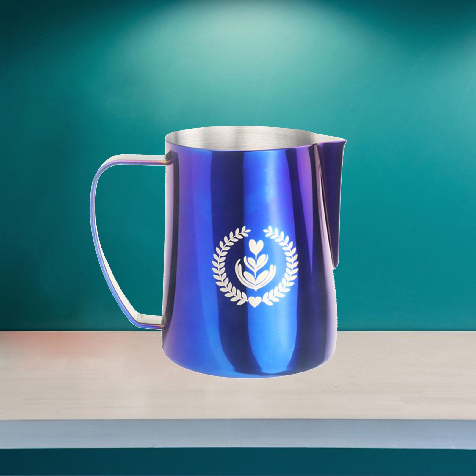 600ml 20-Ounce Steaming Pitchers for Milk Coffee Cappuccino Latte Art Cup Frother Cup