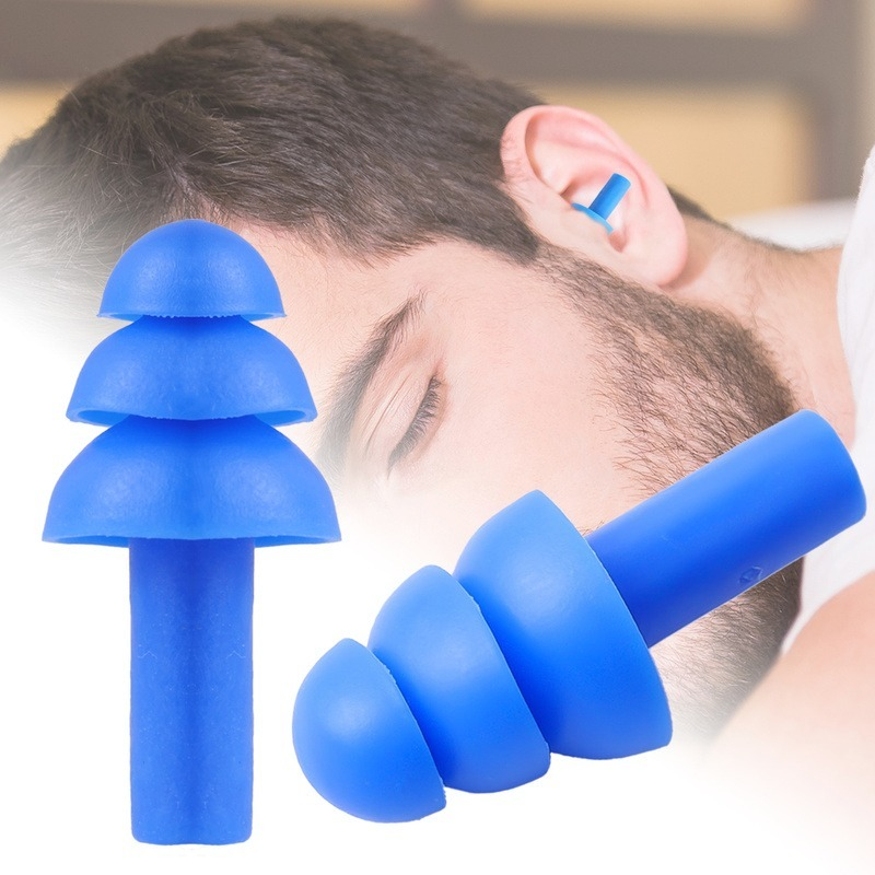 5 Pairs Soft Silicone Earplugs Waterproof Swimming Ear Plugs Reusable Noise Reduction Sleeping Ear Plugs Hearing Protection