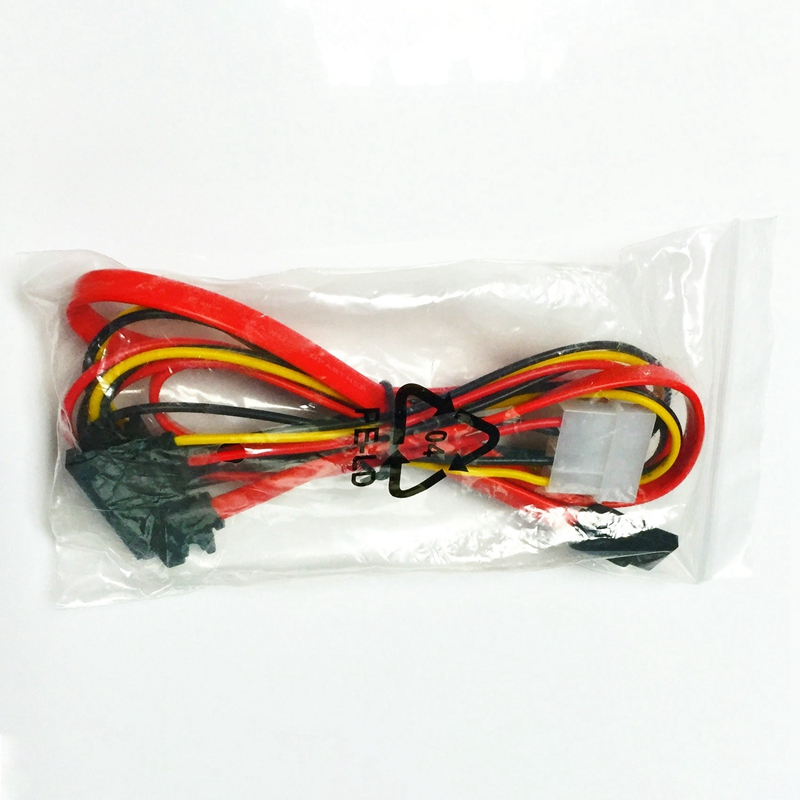 3 x 6Gb/S SATA3 15Pin to SATA 7Pin +IDE Molex 4Pin Power / Data Combo Cable for PC SATA 3.0 SATAIII 6Gbps Hard Drive