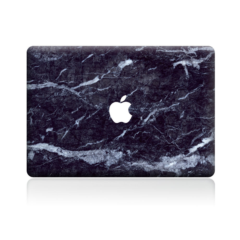 Pegatina de mármol oscuro roto para portátil, pegatina de piel para MacBook Air Pro Retina 11 "13" 15 ", funda de MacBook de vinilo, funda de cuerpo completo para Notebook