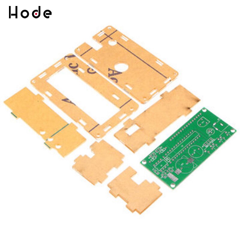 1602 LCD 3-channel Alarm Clock DIY kit Digital Clock Kit +Acrylic Case +USB Cable Time Temperature Date Week Display