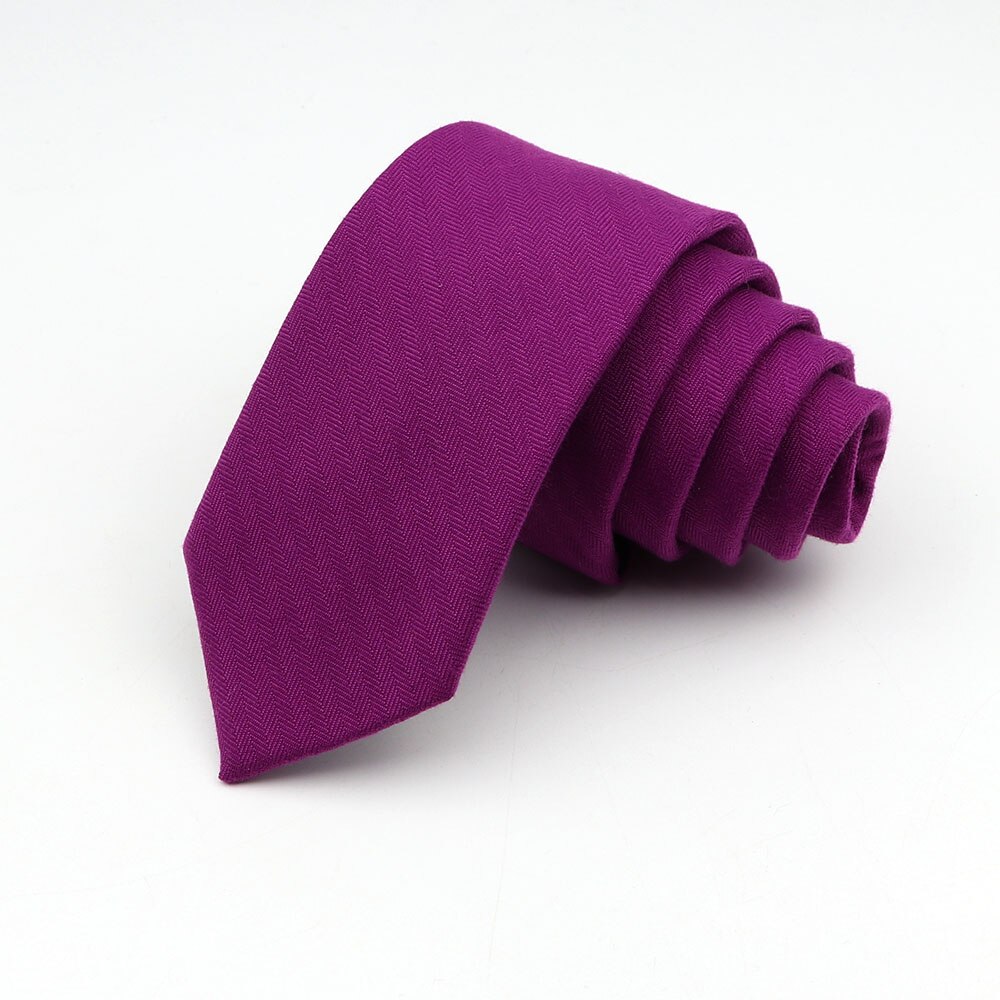 Soft Mens Solid Colourful Neck Tie Wool Cotton Solid Skinny Ties Men Business Small Ties Cravat: 3