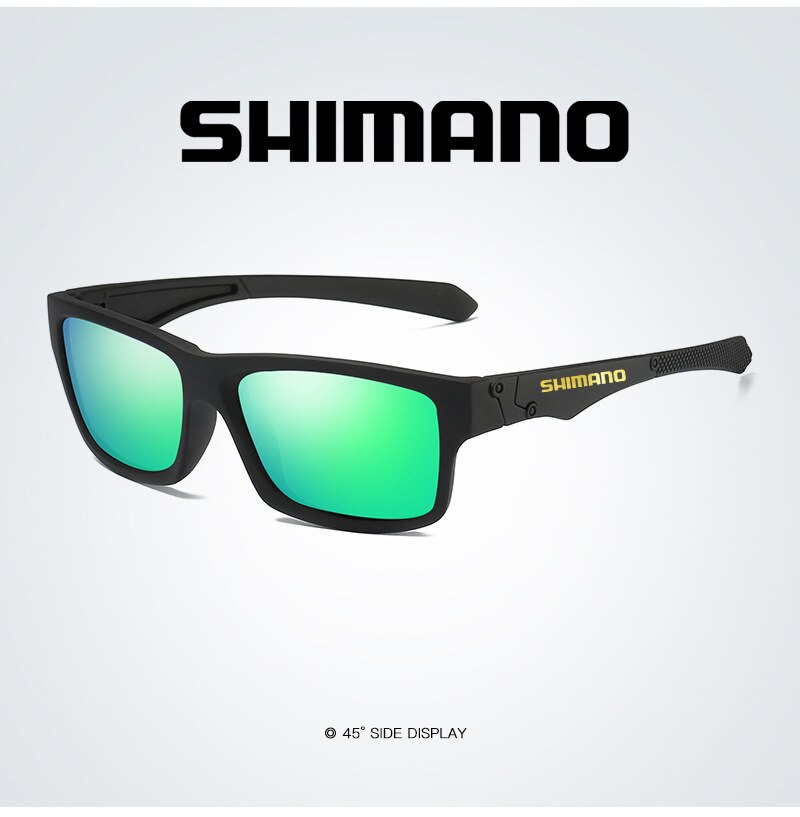 Shimano herrfiske glasögon utomhus bergsklättring anti-ultraviolett klassiska polariserade solglasögon ridning kör solglasögon
