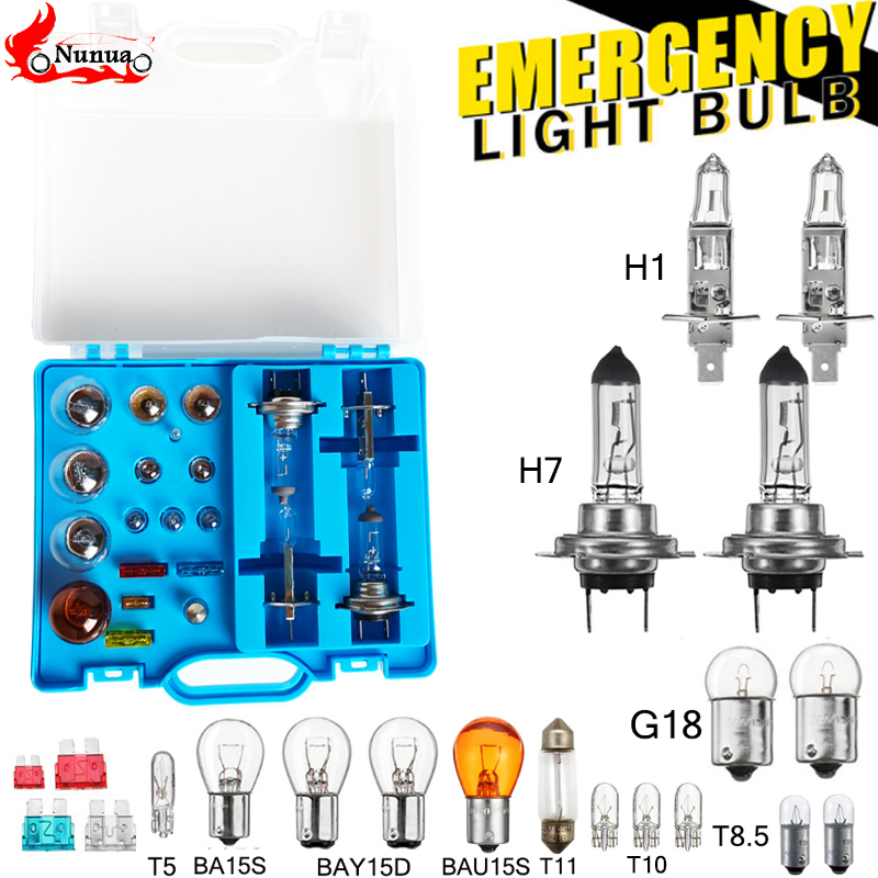 Auto Notfall Lampe T8,5 T10 G18 H1 H4 H7 Nebel Licht Drehen Lampe Scheinwerfer Birne BA15S BAU15S Bucht15D Auto Halogen Ersatz Licht SICHERUNG: verrotten